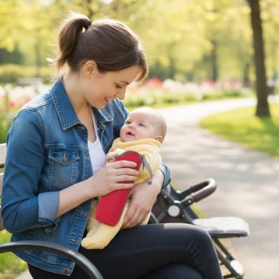 Porte biberon rouge Porte Bouteille