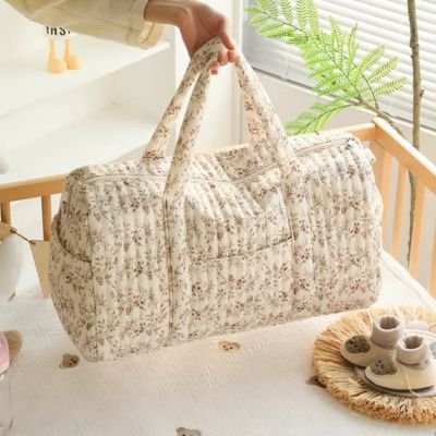 Sac a langer fleur à couche