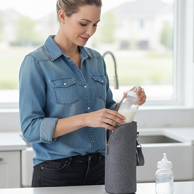 sac isotherme biberon confort d'utilisation