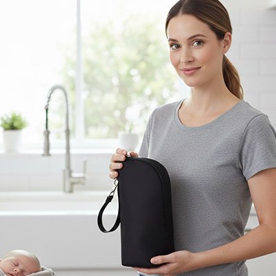  sac isotherme repas noir
