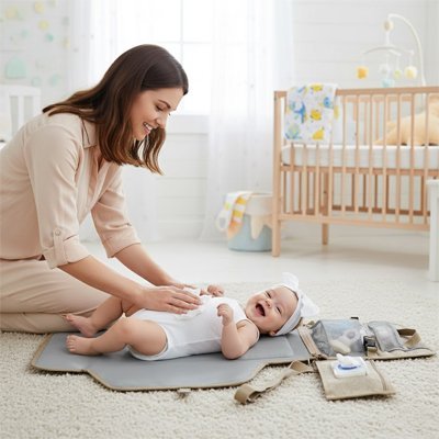 Tapis à langer nomade | Compact & Imperméable - 3bvboutique