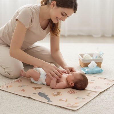 Tapis langer nomade | Compact & Imperméable - 3bvboutique