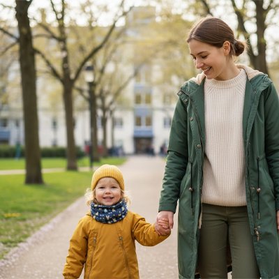 Tour de cou - bébé automne