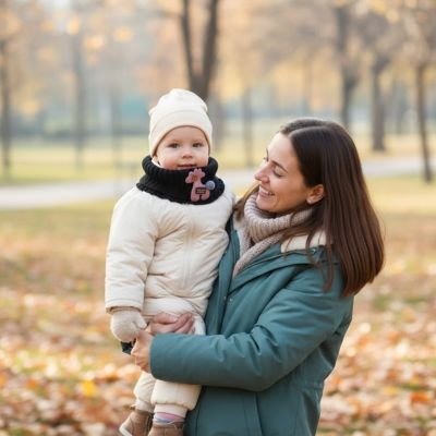 Tour de cou enfant écharpe en tricot