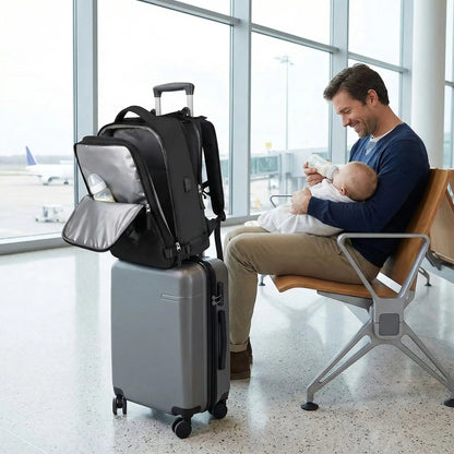 valise de maternité  noire